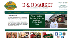 Desktop Screenshot of danddmarket.com